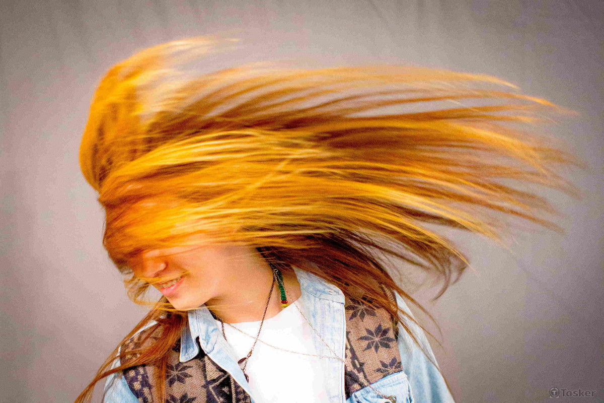 髮妝參賽作品-灑脫