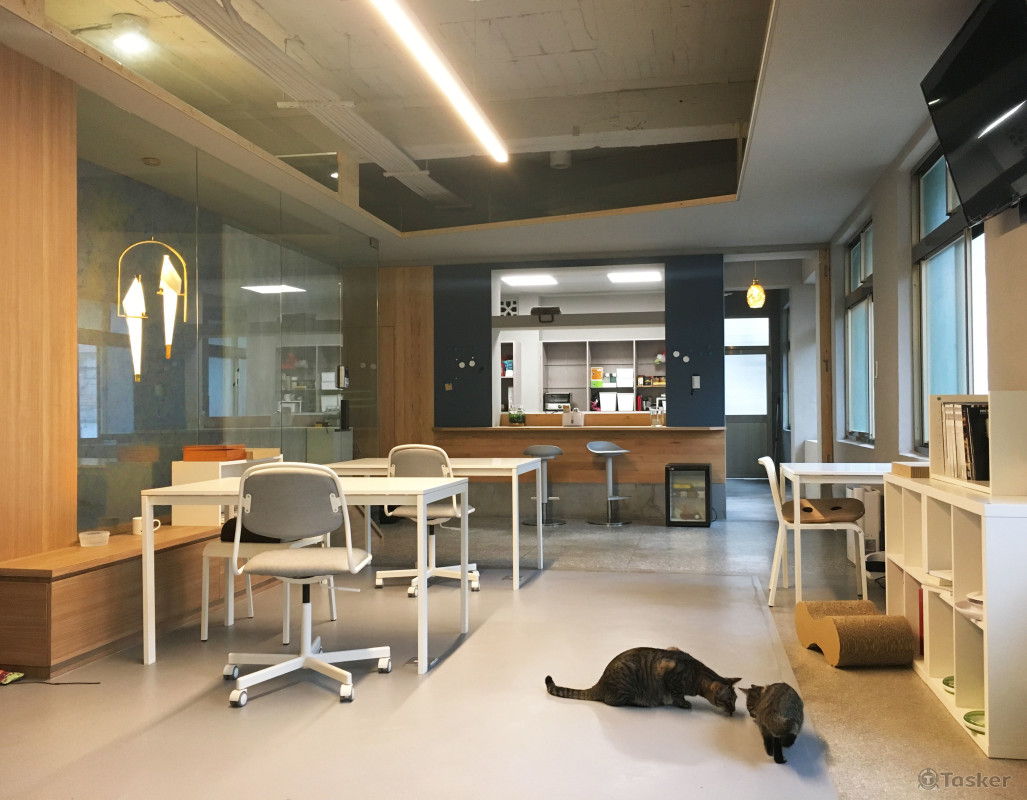 開放式的座位區