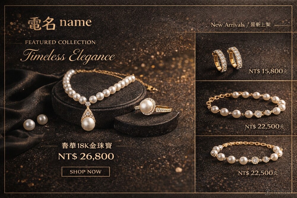 精品珠寶高端型錄設計
