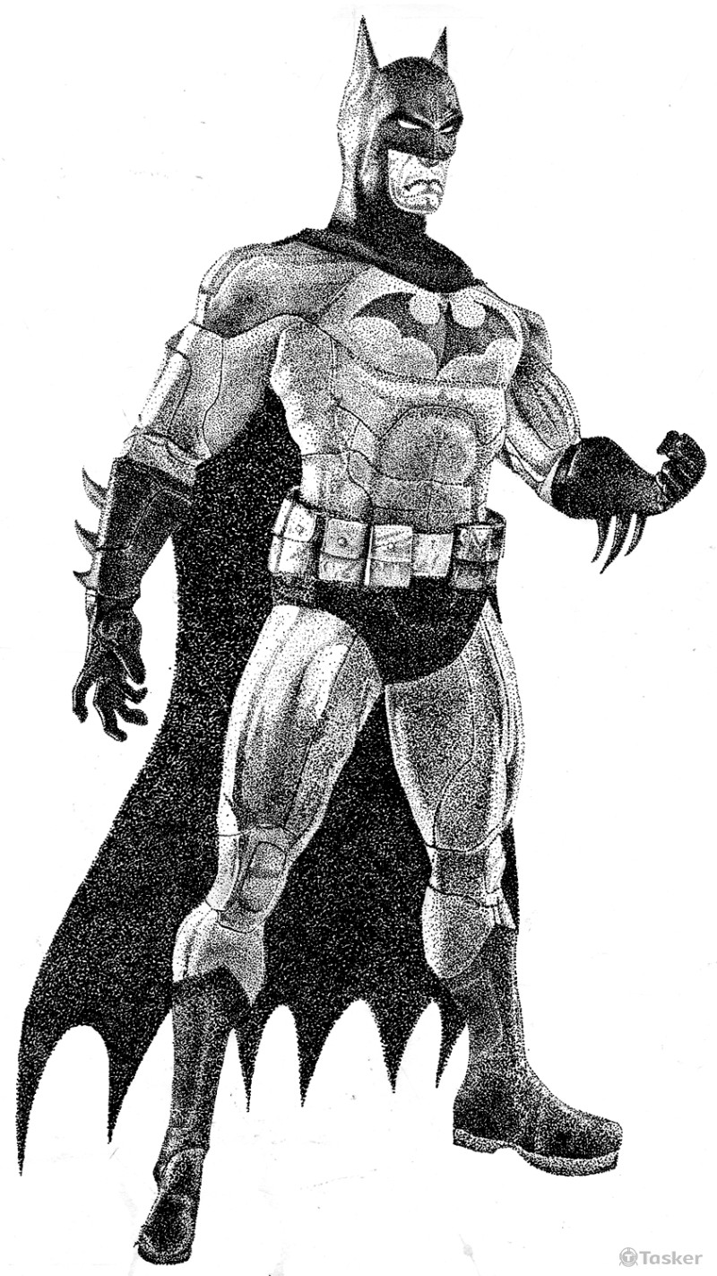 點描作品 - 蝙蝠俠