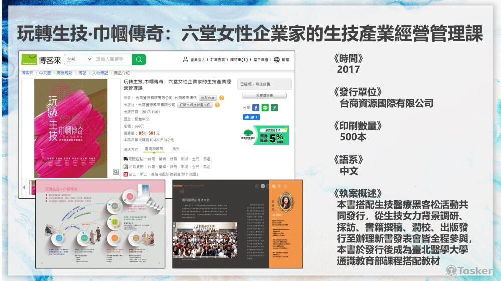 玩轉生技‧巾幗傳奇：六堂女性企業家的生技產業經營管理課