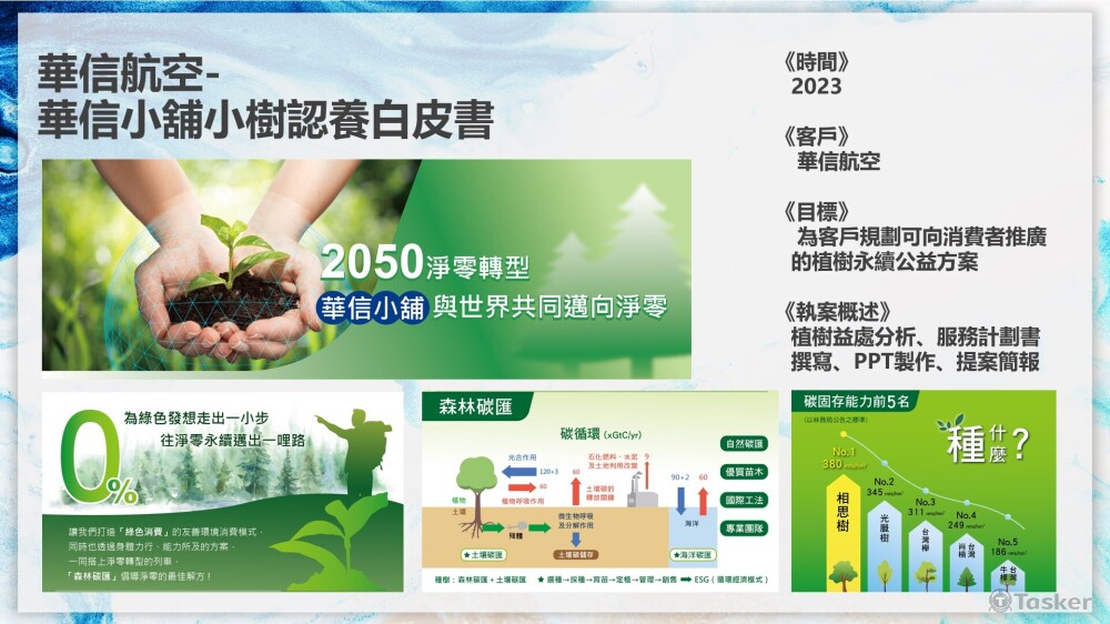 華信航空-華信小舖小樹認養白皮書