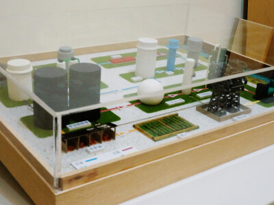 建築/園區模型_工研院水處理組 沼氣發電園區