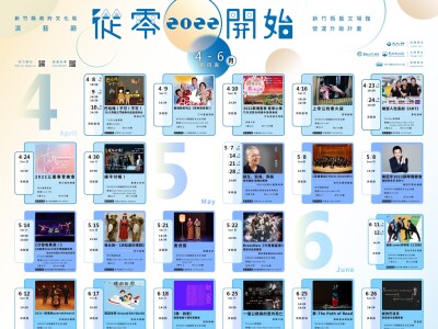 2022新竹縣文化局4~6月展演海報_視覺設計