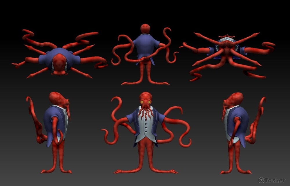 章魚博士生物建模