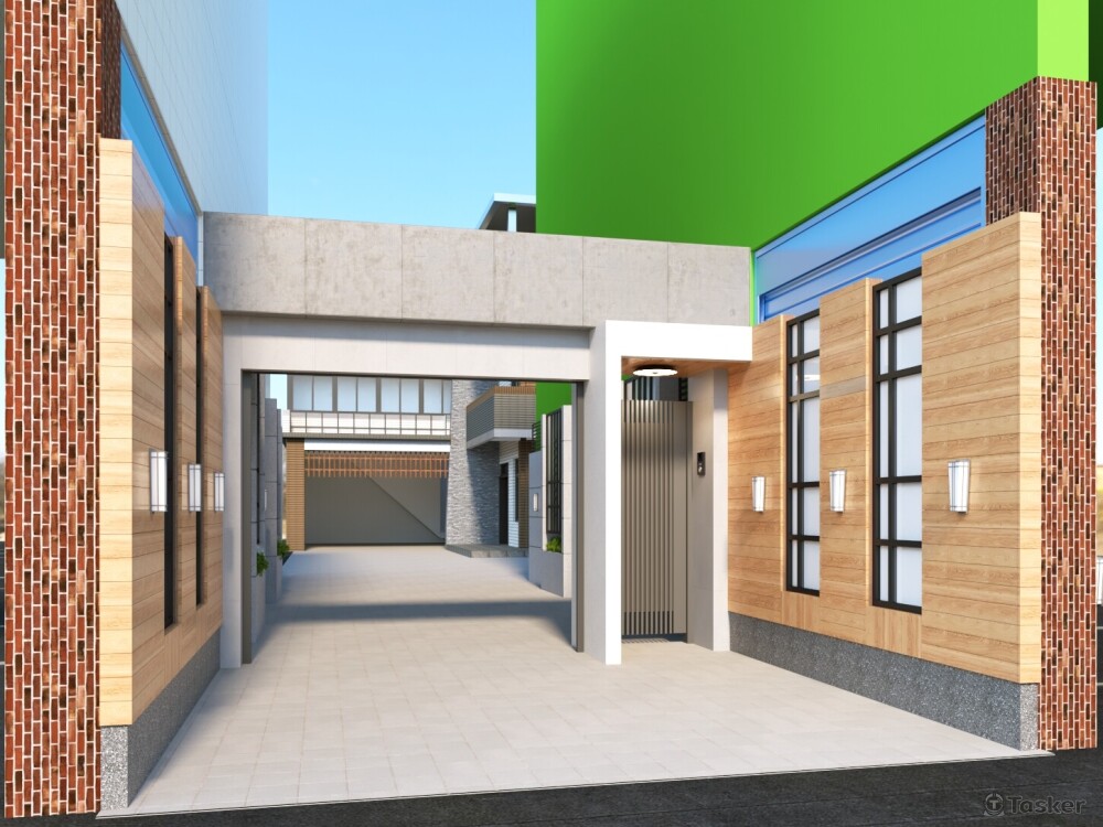 牌樓外觀及外圍牆