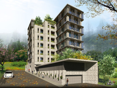 建築外觀3D透視