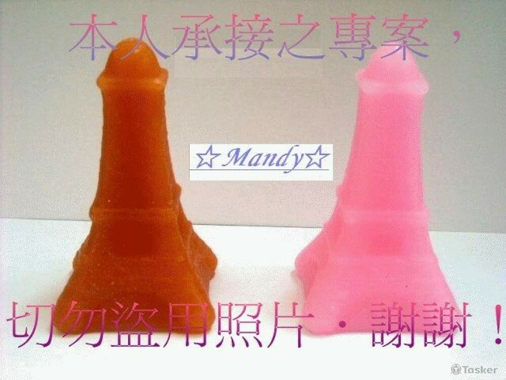 接受知名法國烘焙坊委託設計之蠟燭