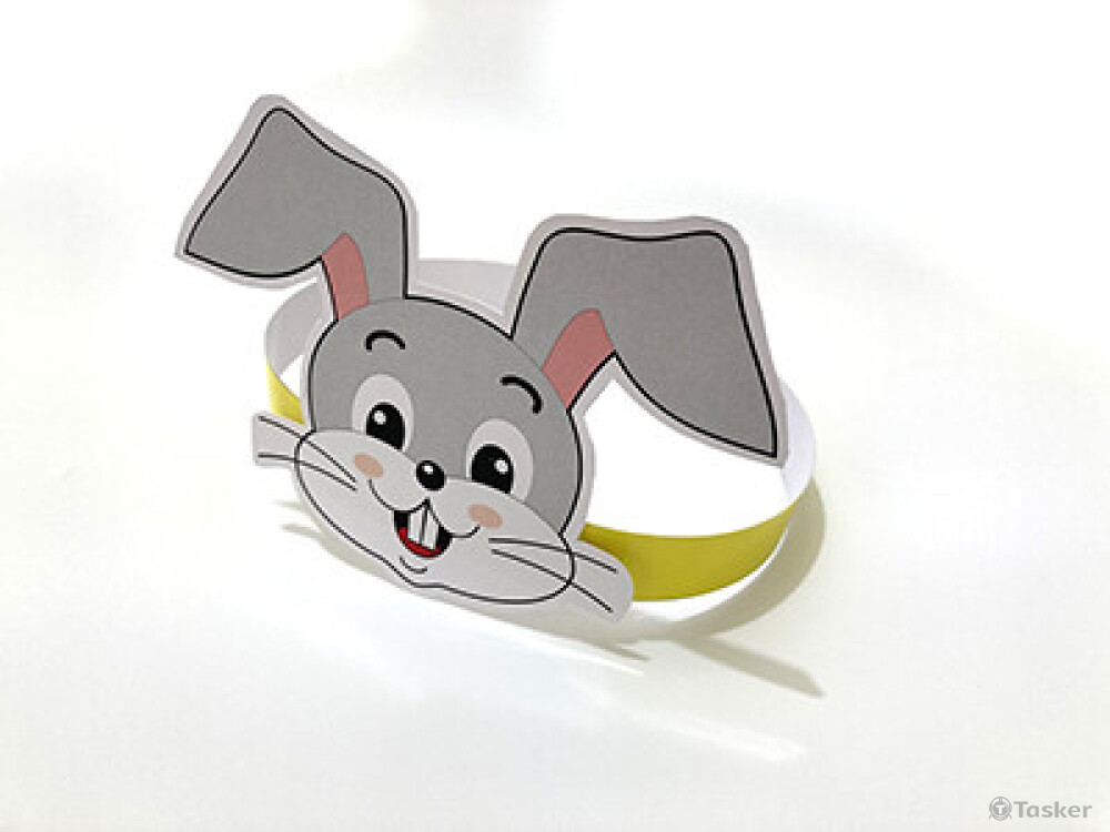 兔為12生肖之一,造型可愛紙帽聚會場合適用