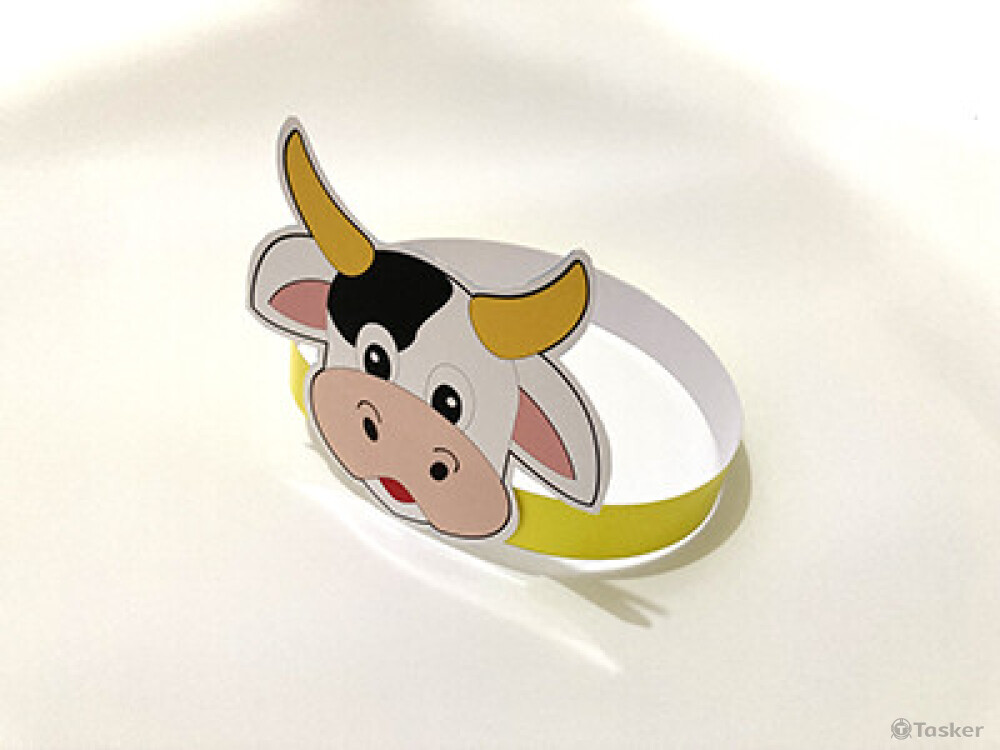 牛為12生肖之一,造型可愛紙帽聚會場合適用