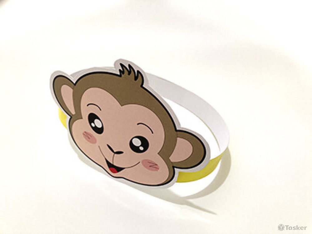 猴為12生肖之一,造型可愛紙帽聚會場合適用