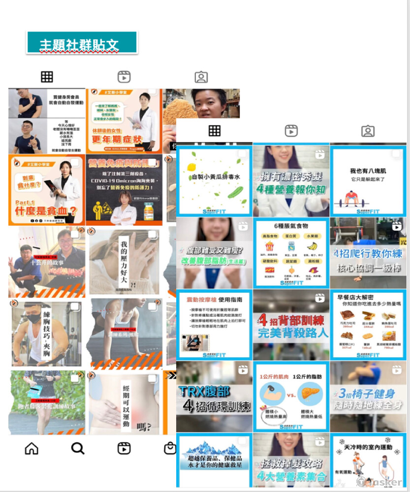 社群經營（貼文＋字）