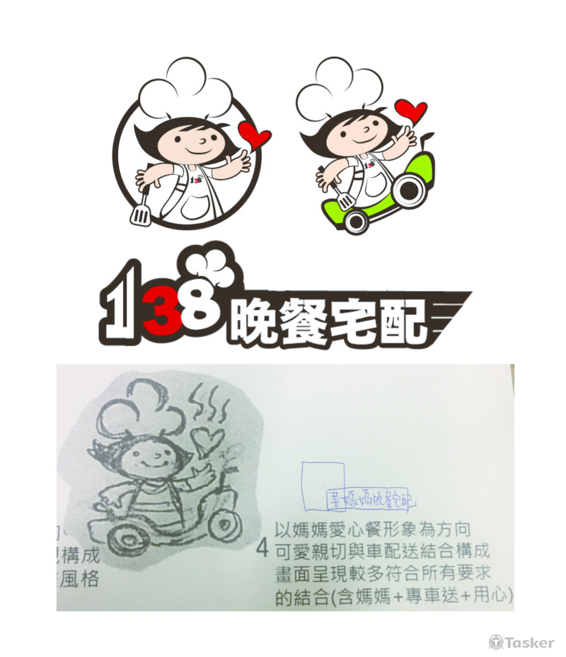委製_宅配餐店LOGO設計