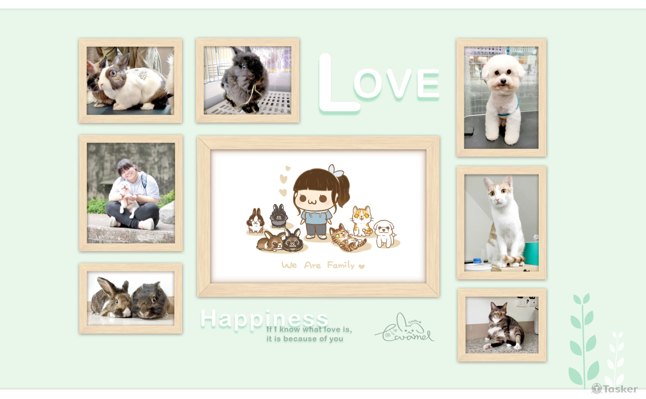 ［接案］寵物Q版插畫設計