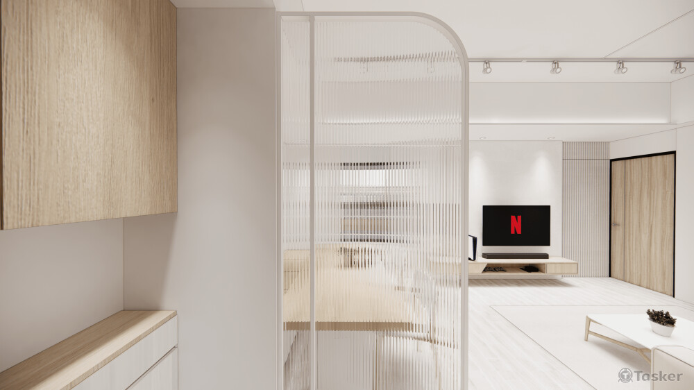 北歐風_玄關屏風