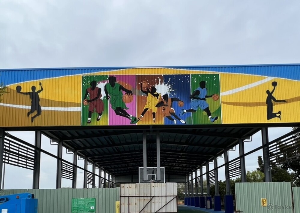 球場看板彩繪