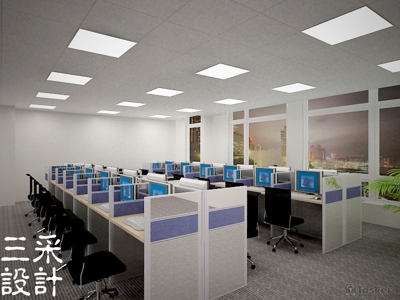 3D圖-辦公區