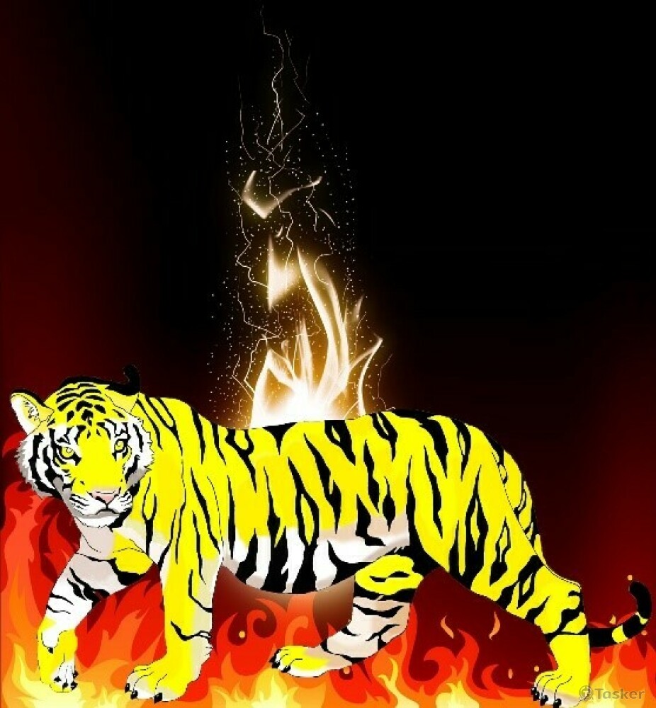 金虎爺(自創，金毛虎爺)