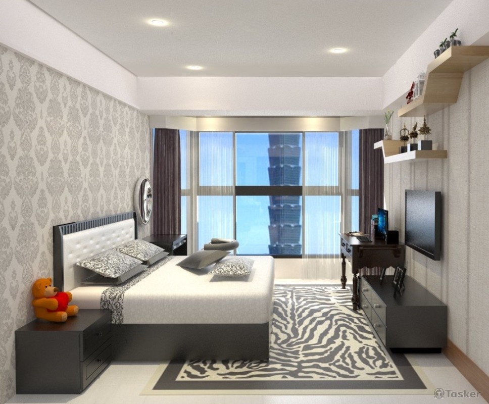 黑白風格混搭風-兒子房