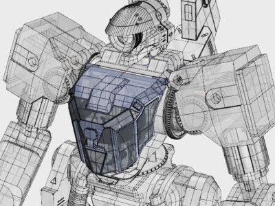 機甲模型 Motorized Mobile Walker MK2