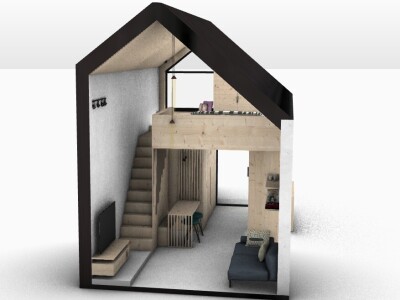 Small country house design