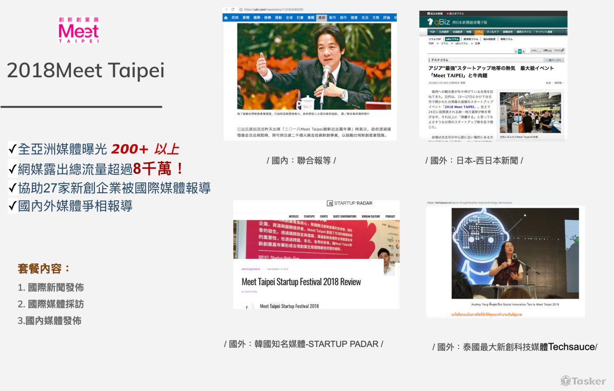 新創案例 - 國內外的媒體曝光