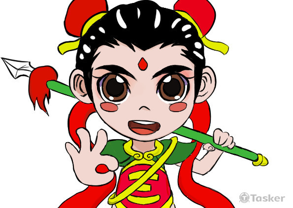 神明/公仔 插畫設計