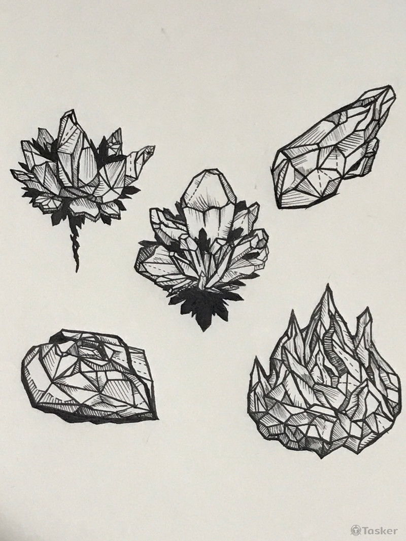 手繪/代針筆/刺青/圖騰/設計