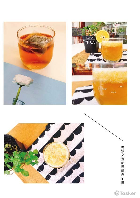 商品都是親自拍攝製作