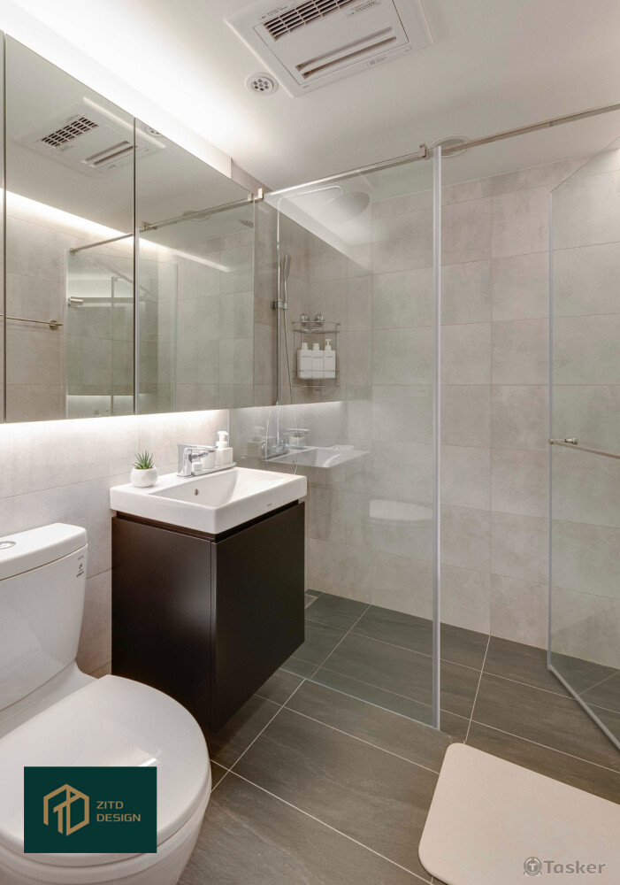 桃園專案浴室明亮的設計