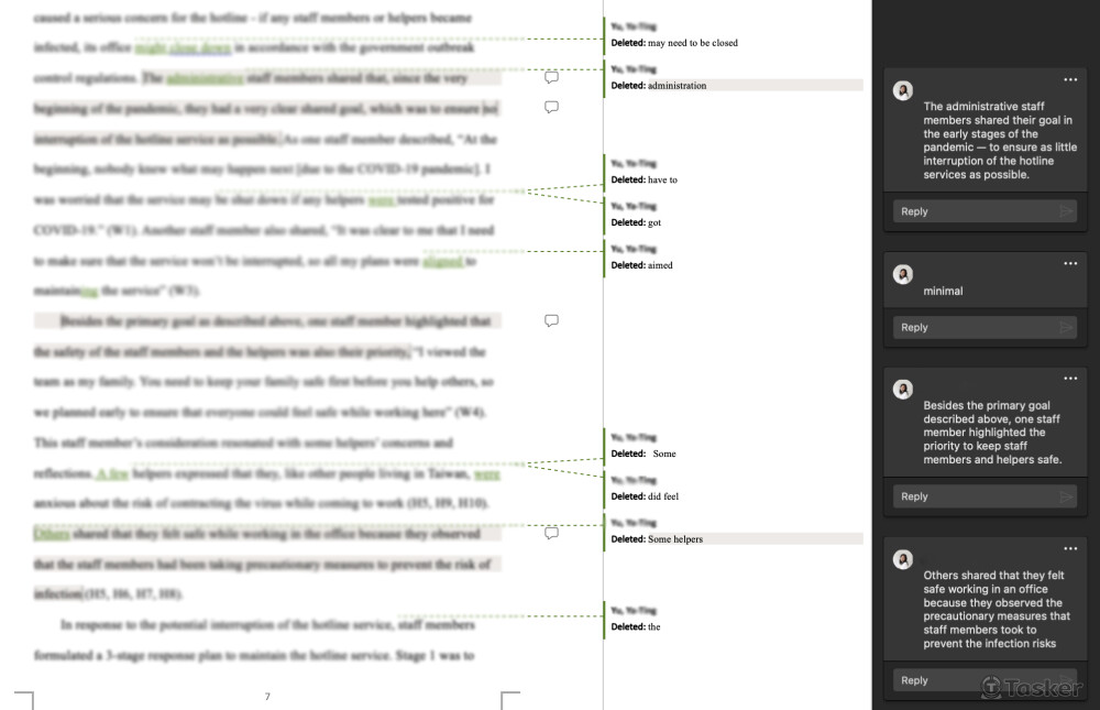 潤飾：英文研究報告 Manuscript Proofreading