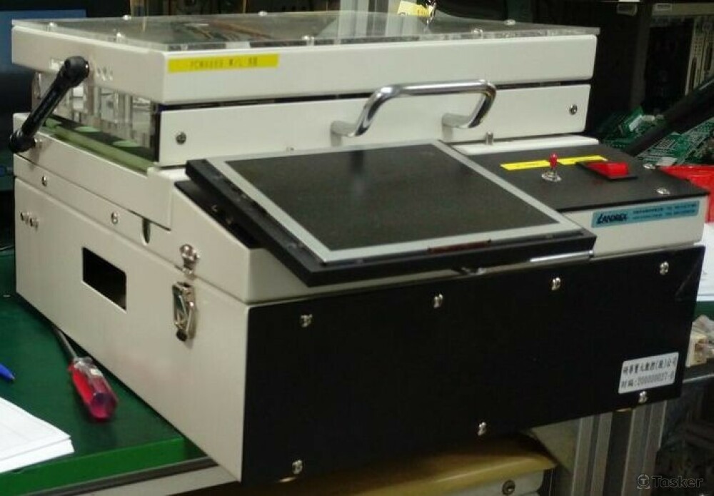 PCM6889 X86軸控卡之探針治具整體外觀