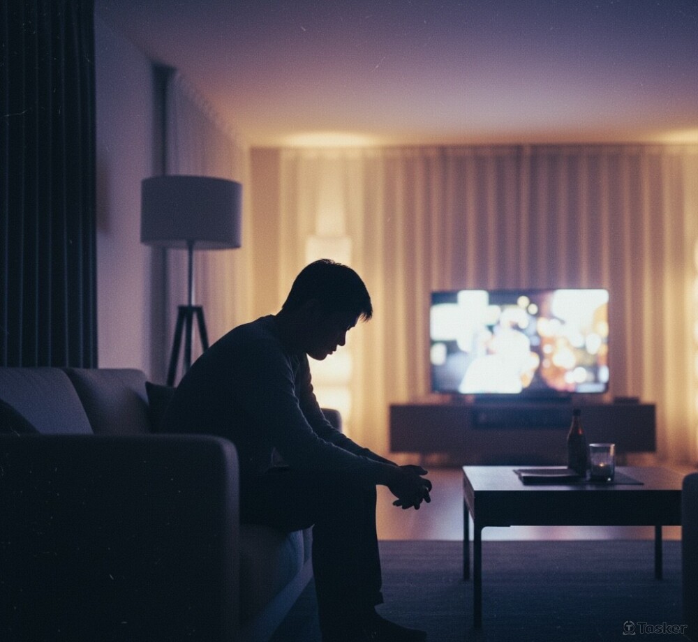 男人在婚姻裡也會累，只是選擇沈默。熄火的十分鐘，是他唯一不用再撐的時刻