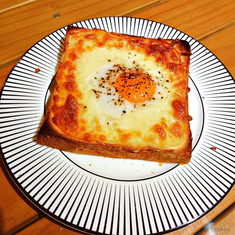 太陽蛋火腿焗烤土司