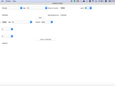 保險費率計算程式