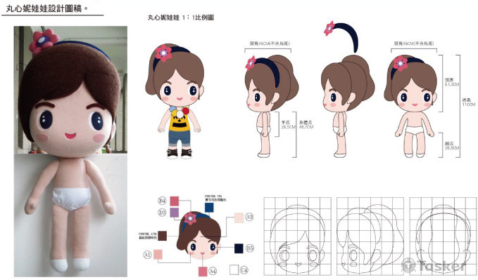 王心凌「丸心妮」Q版肖像_01