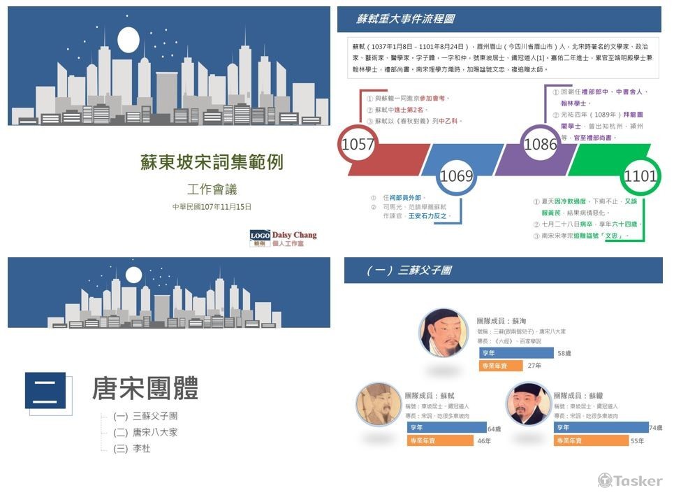 工作會議可使用(清晰簡單風格)