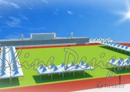 校園運動會園遊會3D