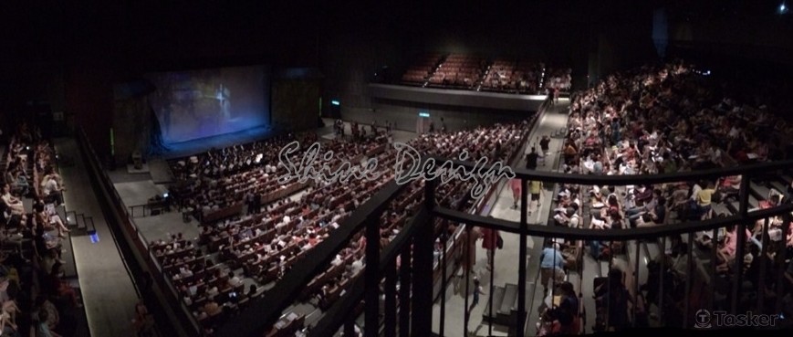 桃園展演中心 浮空投影+實物投影