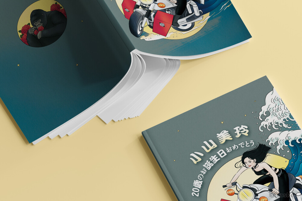 偶像生誕冊 封面封底設計