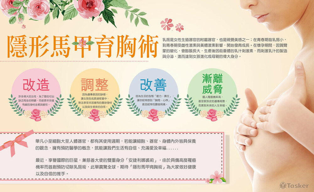馬甲育胸海報