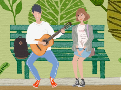 【插畫】浪漫愛情故事插畫繪本