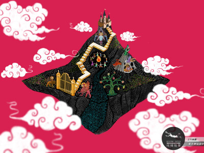 【插畫】『上行娛樂』網站插畫設計