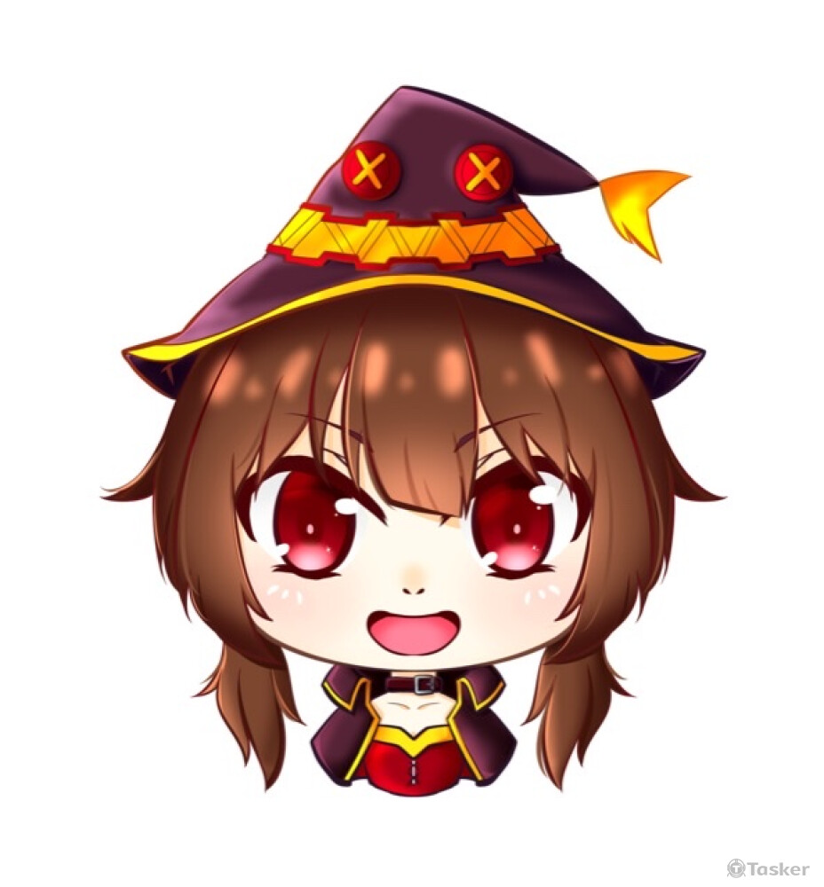 為美好的世界獻上祝福—惠惠 Q版頭像