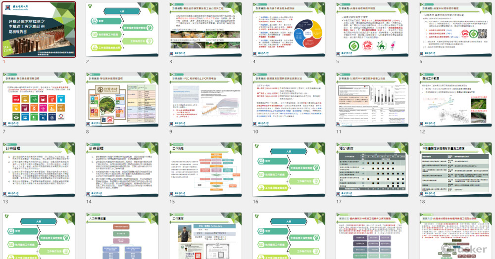 政府標案計畫期中報告簡報