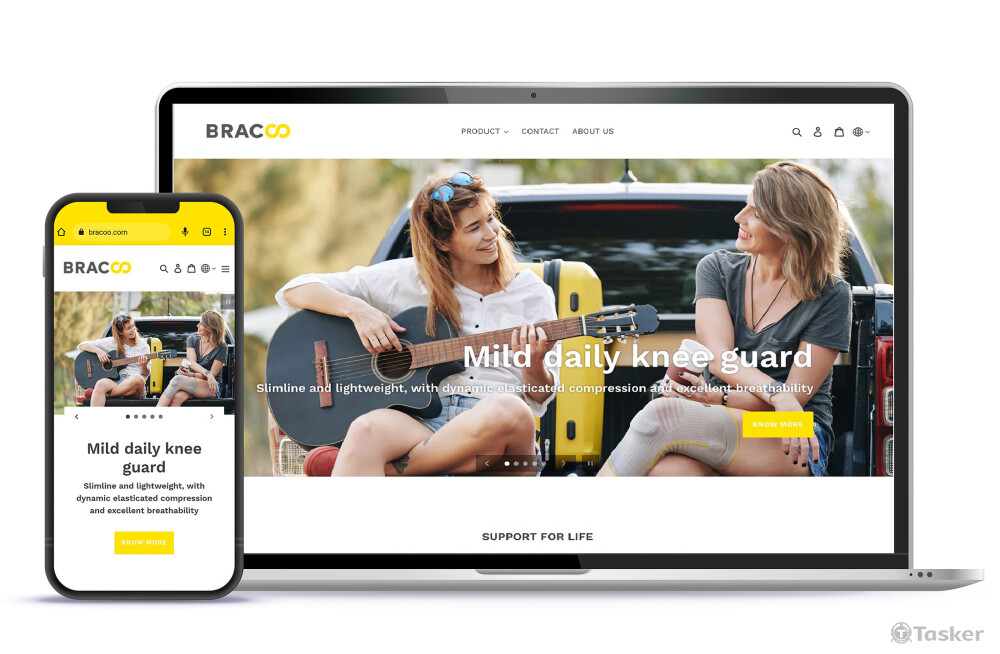 Shopify形象網站規劃設計 Bracoo