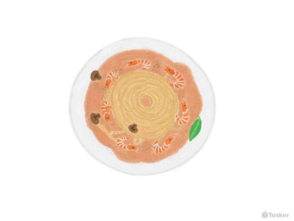 粉紅醬明太子義大利麵