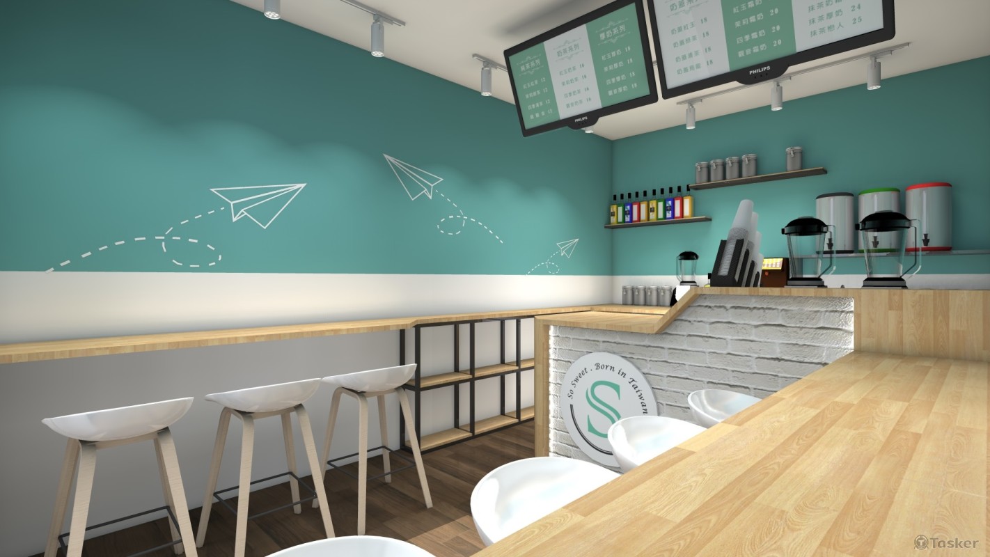 飲料店店面設計