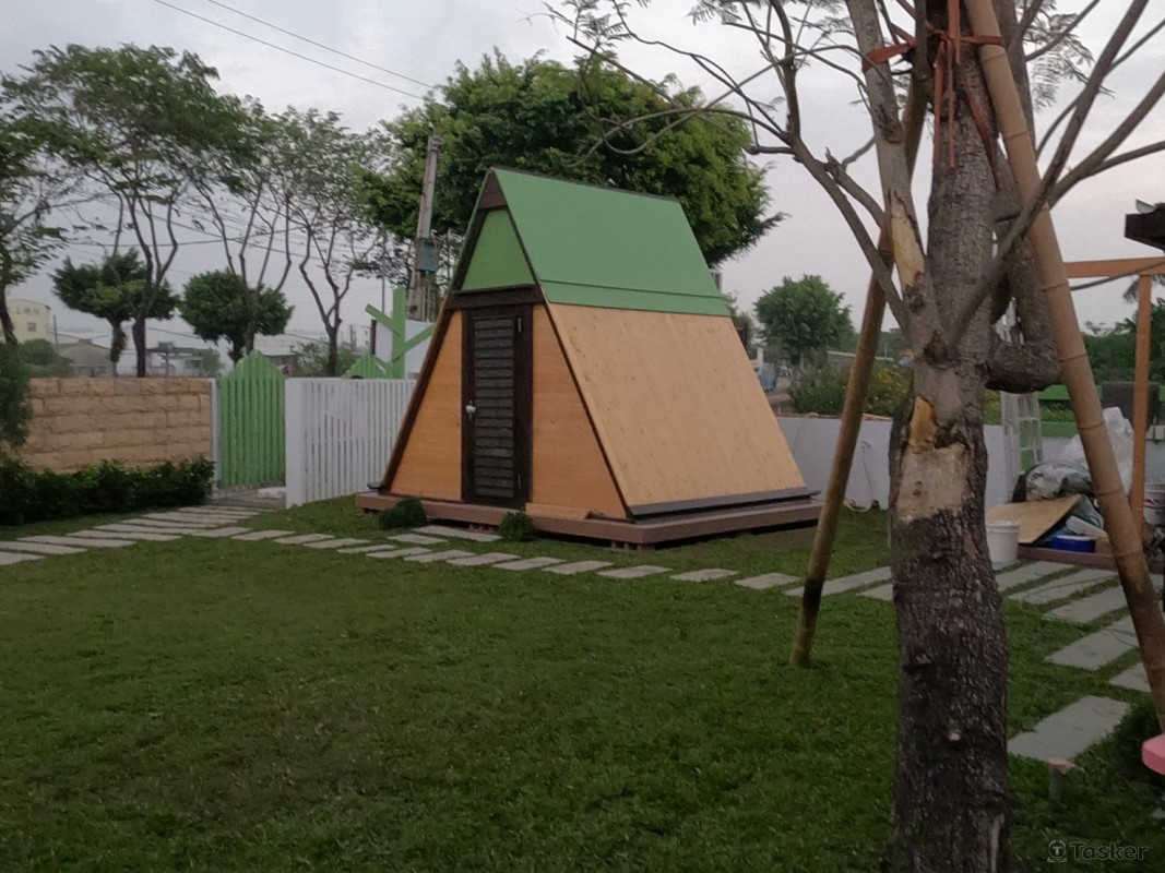 寵物餐聽外部庭園設計