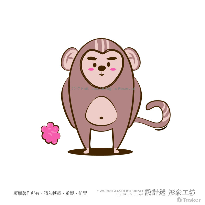吉祥物_猴子圖案設計